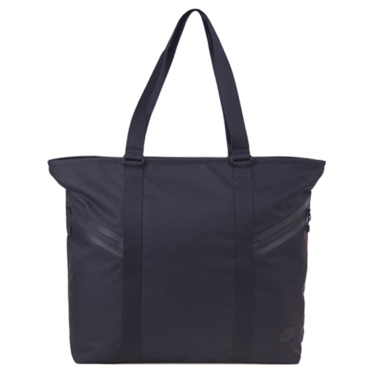 

Nike Большой вместительный рюкзак из полиэстера, наплечная сумка, обычный размер, унисекс, черный