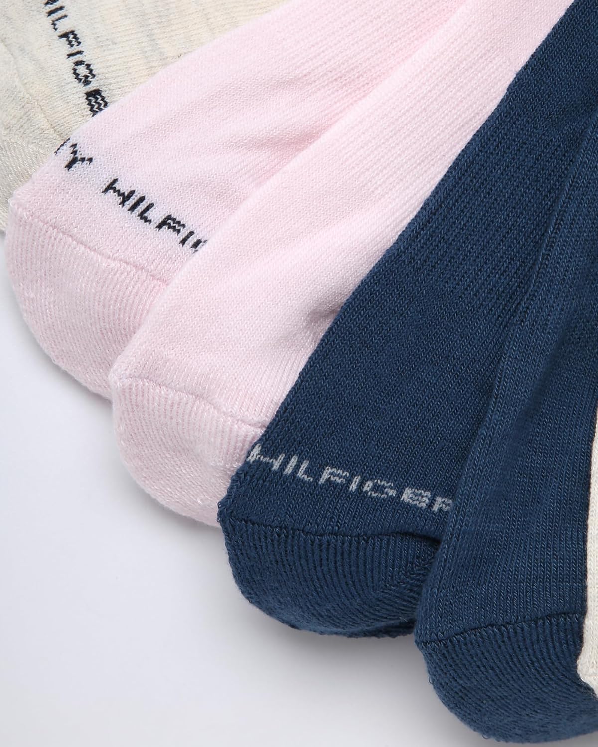 Женские носки Tommy Hilfiger Quarter - 12 пар спортивных носков с мягкой подошвой и поддержкой свода стопы (размеры: 4-10), Beige Heather Assorted — фото 4