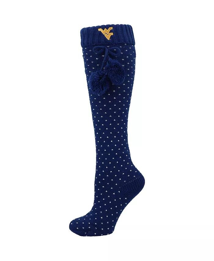 

Женские гольфы темно-синего цвета West Virginia Mountaineers Zoozatz, синий