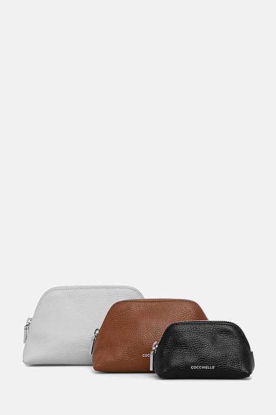 

Кожаная косметичка 3 шт Coccinelle, бирюзовый