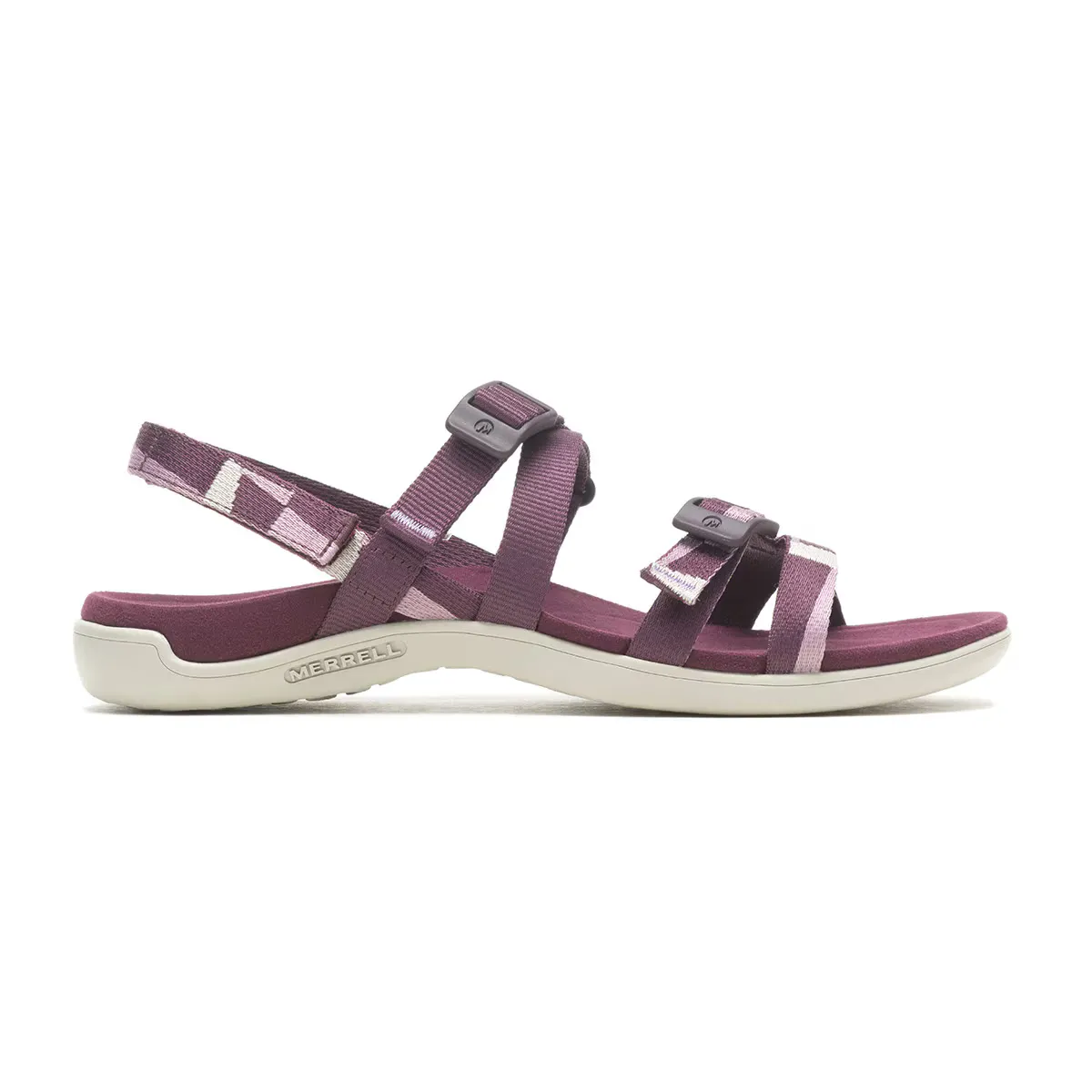 Женские сандалии Merrell Mountain District 3 Backstrap Web, пурпурный
