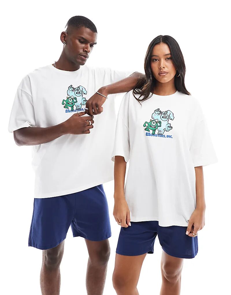 

Пижамный комплект Disney ASOS DESIGN с принтами «Корпорации монстров» в темно-синем цвете