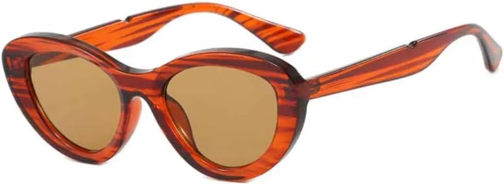 

Солнцезащитные очки с защитой UV400 | Цветные линзы "кошачий глаз" черного цвета | Для женщин и мужчин, для занятий спортом на открытом воздухе и вождения DSVIGF, Brown Tea