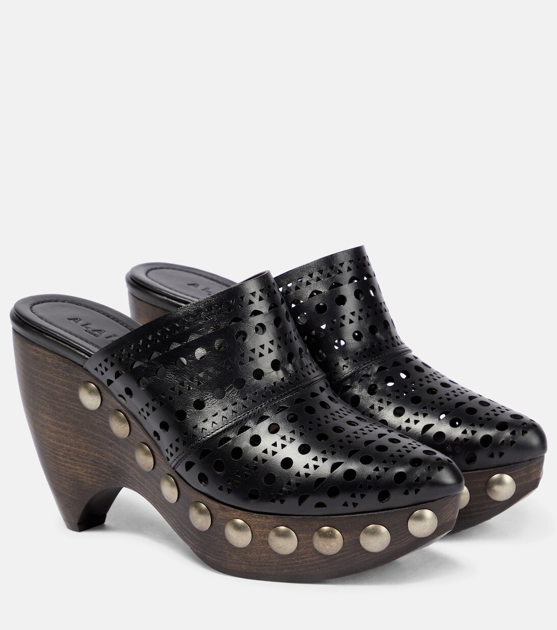 Кожаные мюли Le Sabot Alaïa, черный