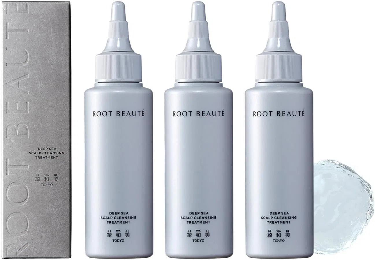 Набор Kiwabi — Гель для очищения кожи головы Deep Sea Scalp Cleansing Gel , набор из 3 шт, 3x200 мл