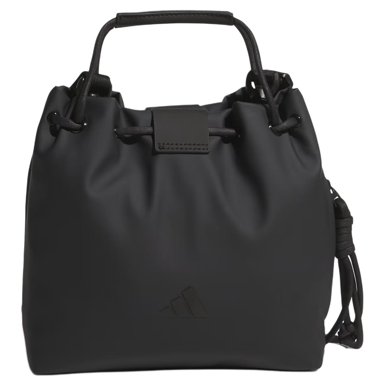 

Adidas Полиуретановая женская сумка через плечо черная, Black