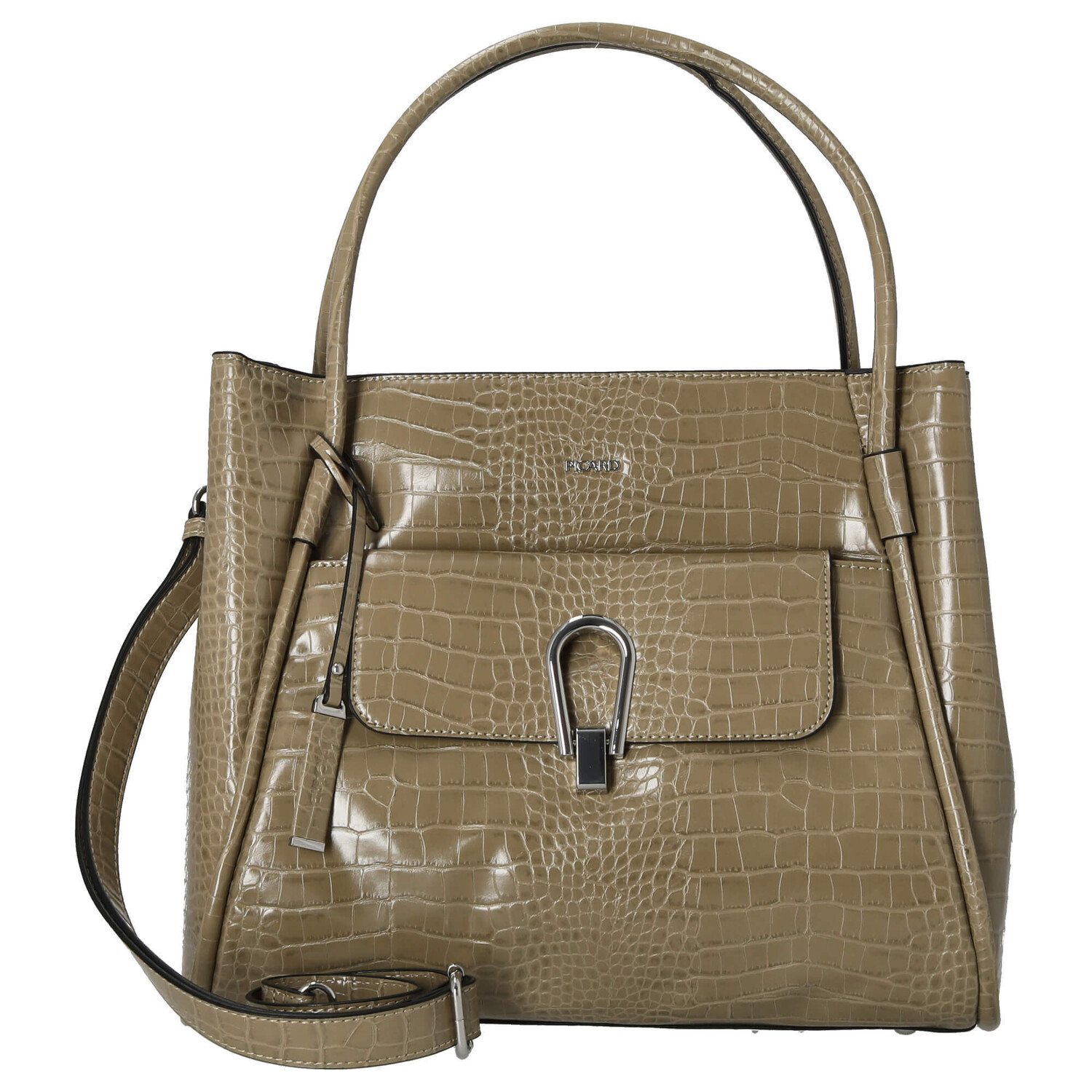 

Сумка через плечо PICARD Croco Henkeltasche 36 cm Synthetik, цвет cactus