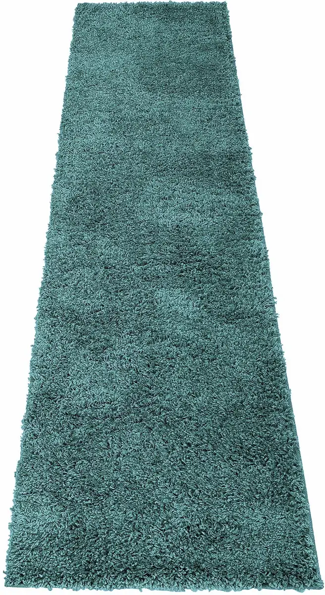 

Bruno Banani дорожка "Shaggy Soft", прямоугольная, дорожка, мостик, тканая, однотонная, особо мягкая 67х230 см, голубой