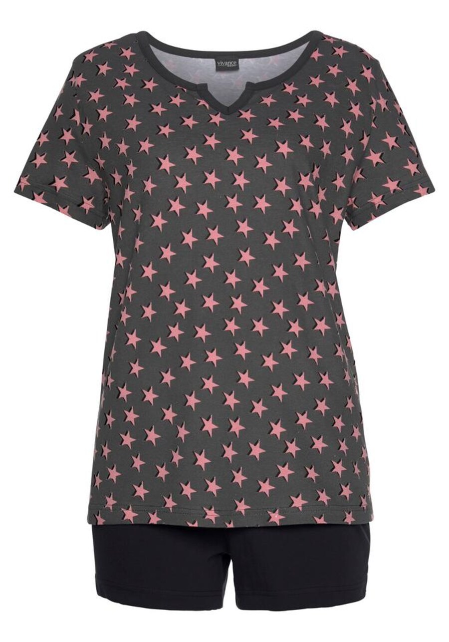 

Короткий пижамный комплект VIVANCE, Black