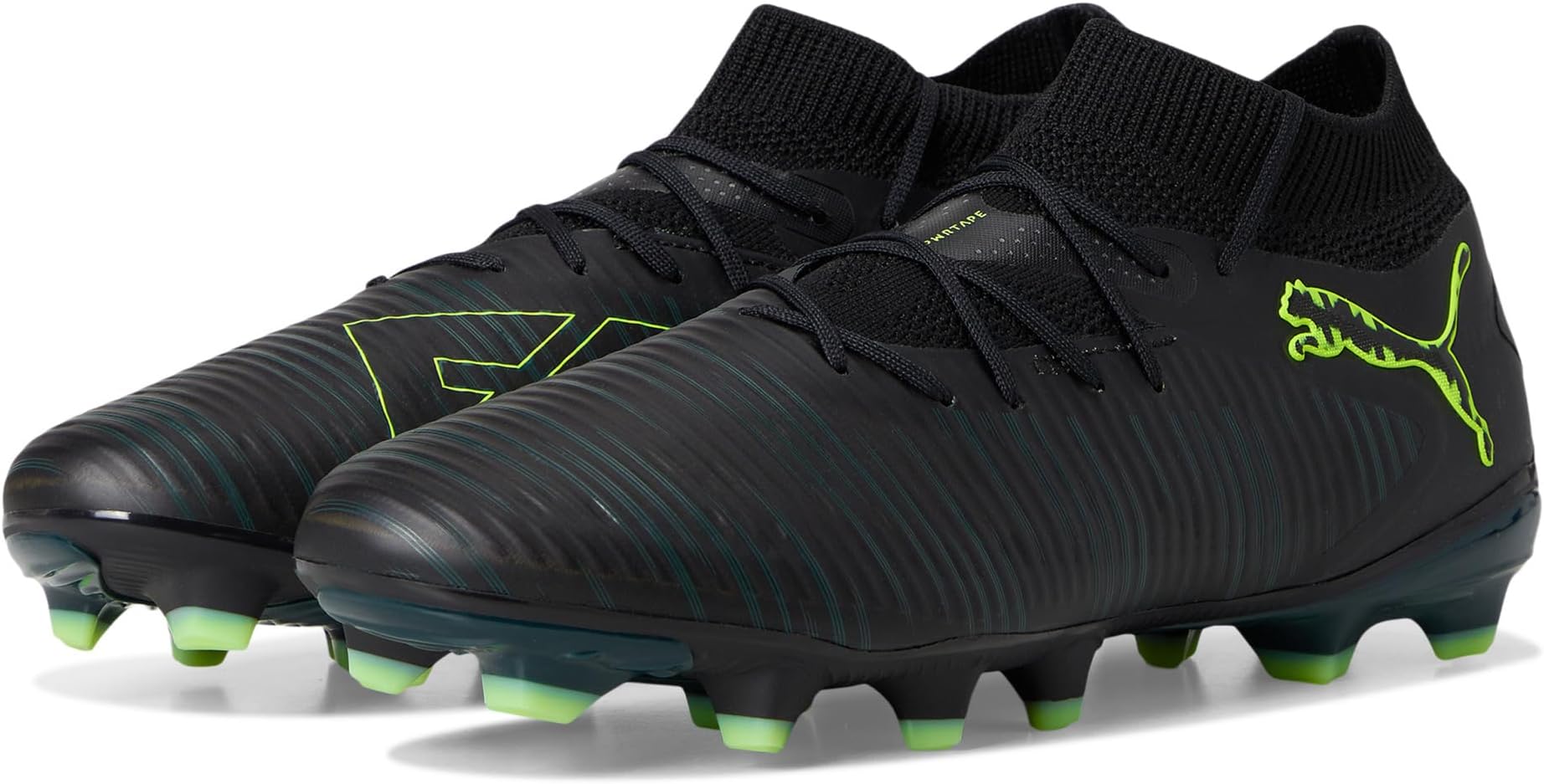 

Кроссовки PUMA Men's Future 8 Pro Firm, Artificial Ground Soccer Cleats, Black/Fizzy Light/Green Terrain