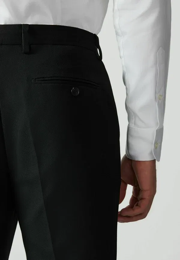 Классические брюки от костюма Skinny fit, Next, чёрный — фото 4