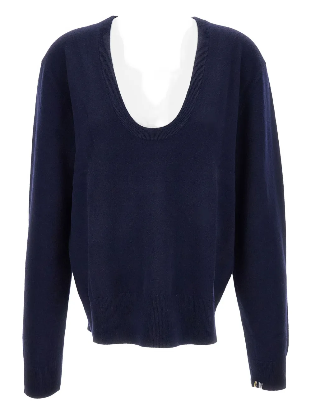 

Свитер с глубоким вырезом Extreme Cashmere, синий
