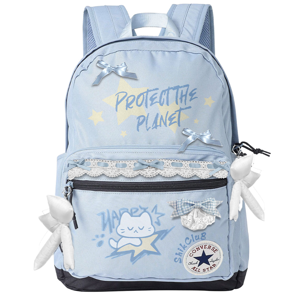 

Converse Полиэстеровый рюкзак средний женский Starry Sky Meowth, Starry Sky Meowth