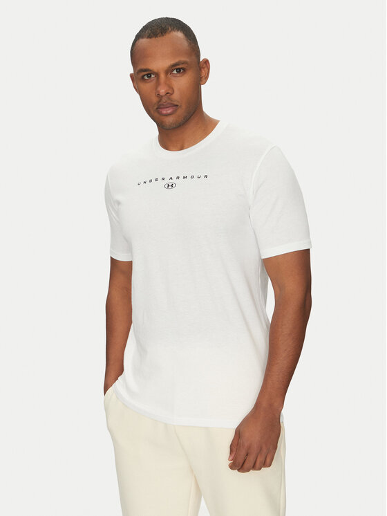 

Свободная футболка Stacked Logo SS 6000211 Under Armour, белый