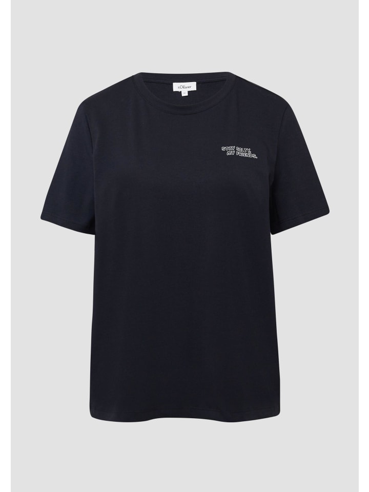 

Футболка в цвете 99D3_black s.Oliver, Черный, Футболка в цвете 99D3_black s.Oliver