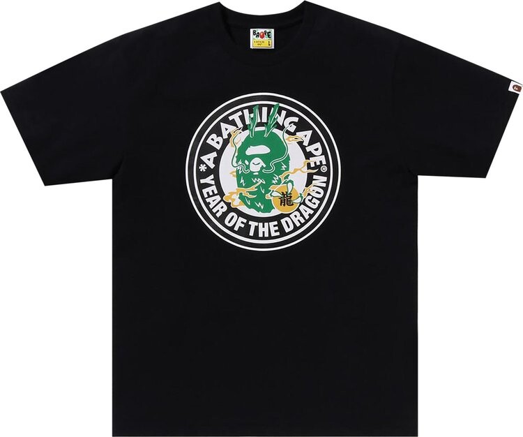 

Футболка BAPE Year Of The Dragon 'Black', черный
