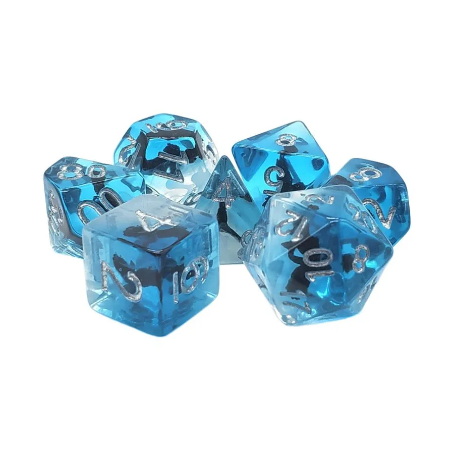 

Поликомплект «Хищная птица» с серебром (7), Acrylic-Resin Dice - Animal Kingdom