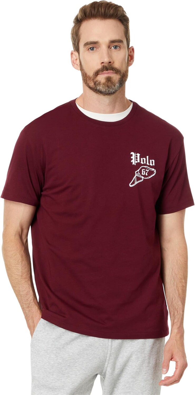 

Футболка Polo Ralph Lauren Classic Fit Jersey Graphic T-Shirt, цвет Classic Wine