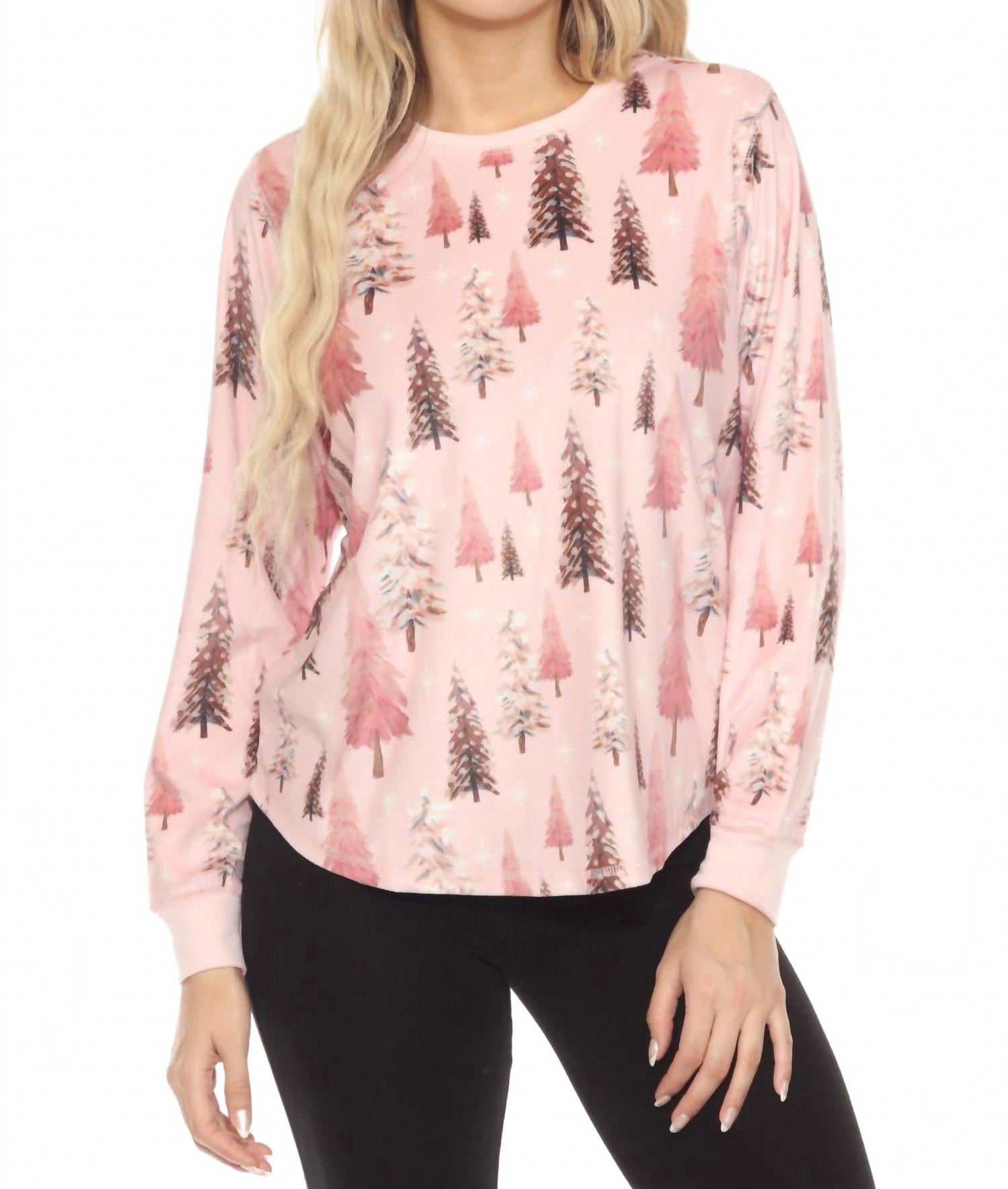 

Женский блузоновый топ Happy By Nature в розовом цвете PJ Salvage