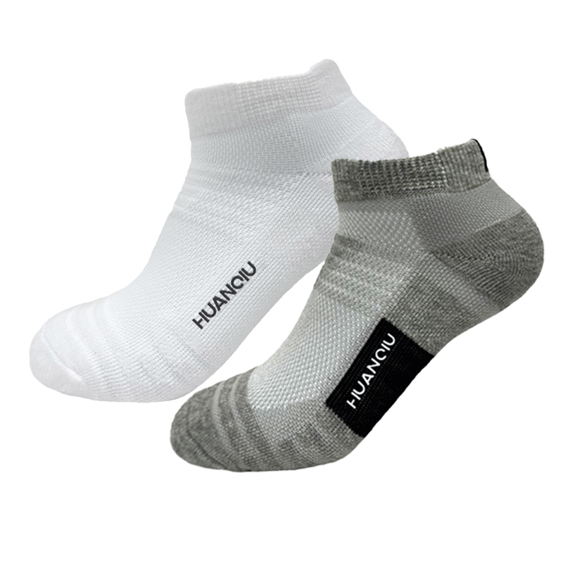 

Носки Unisex HUANQIU, 2 pack (белый *1+серый *1)