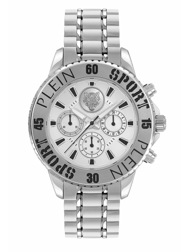 

Plein Sport Мужские часы серебристого цвета