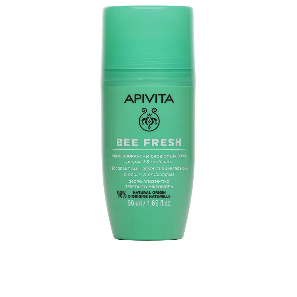 

Дезодорант Bee fresh desodorante roll-on 24h respeta el microbioma Apivita, 50 мл.
