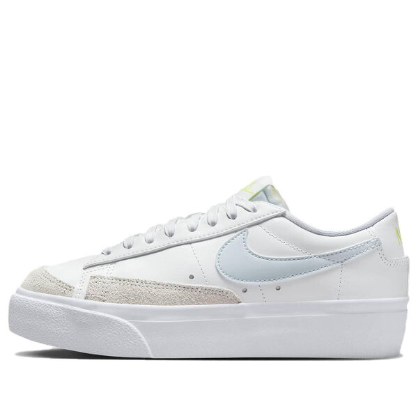 Кроссовки блейзер низкая платформа Nike, белый