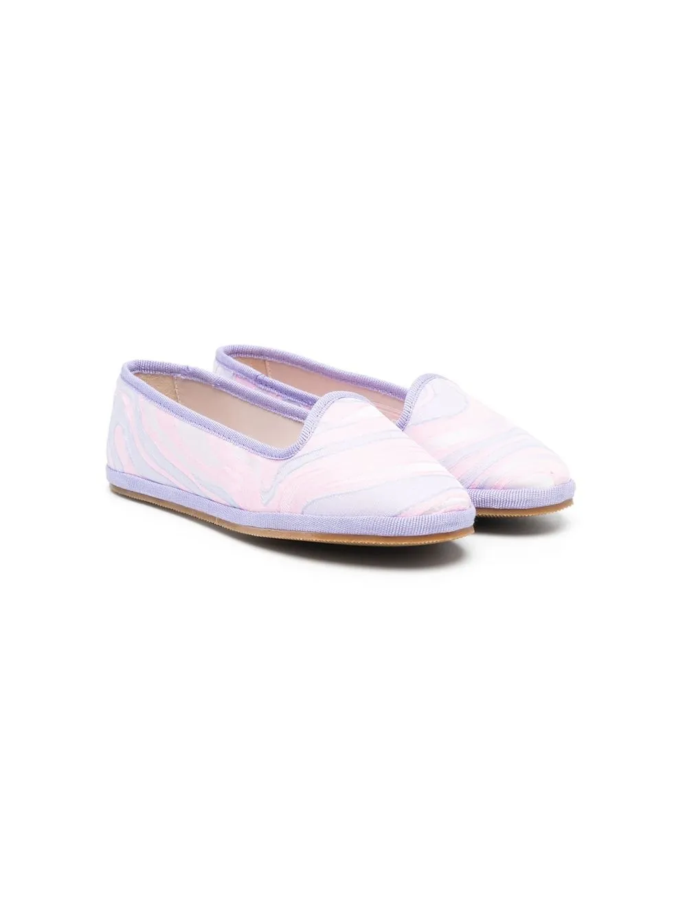 

Балетки с узором PUCCI Junior, розовый