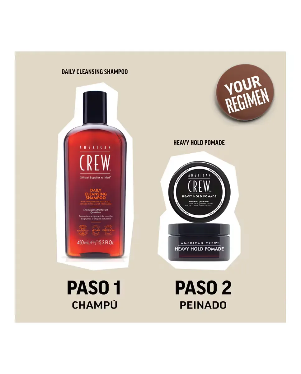 Сильный фиксирующий гель Heavy Hold Pomade 85 г American Crew — фото 2