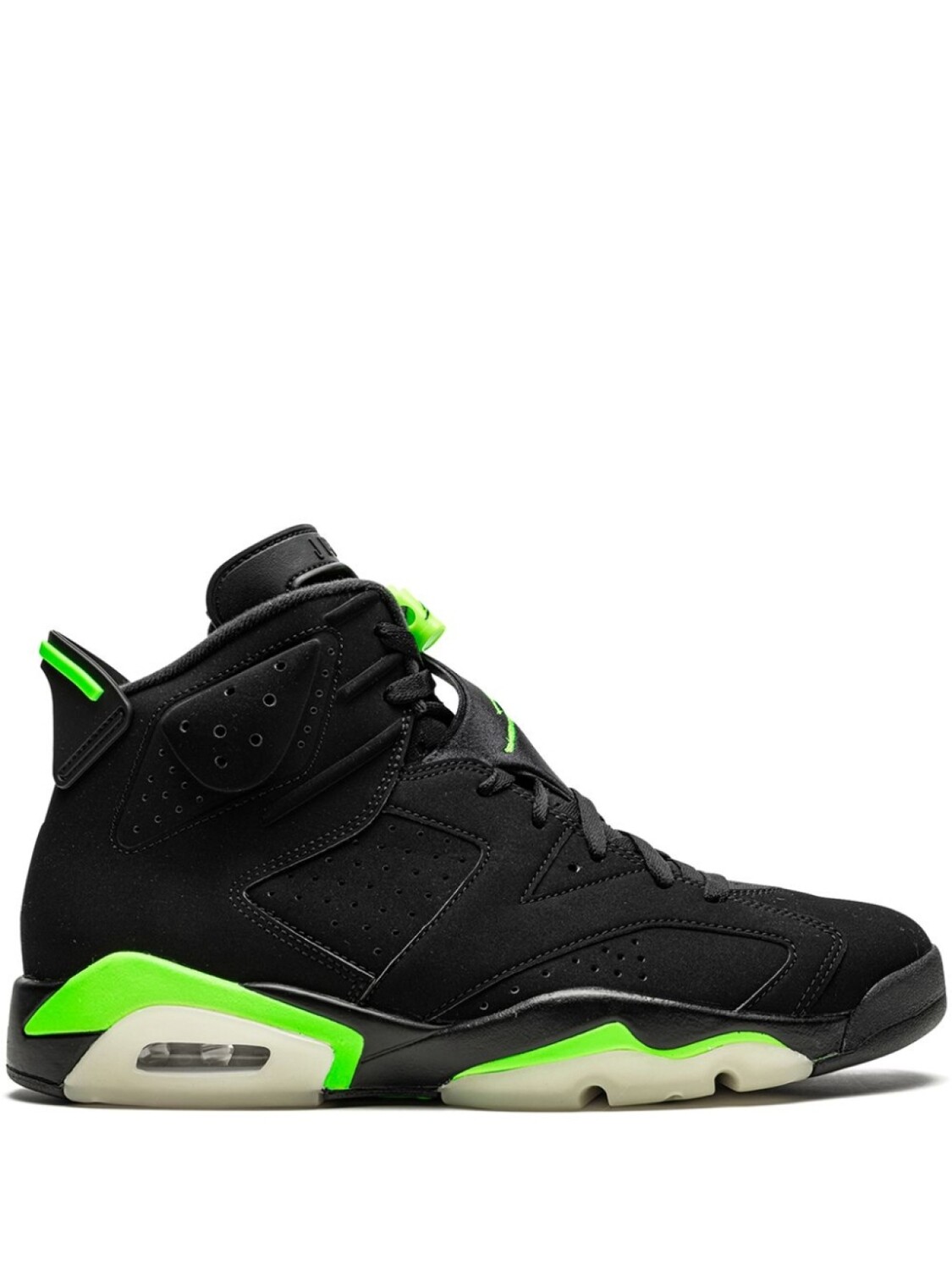 

Кроссовки Jordan Air Jordan 6 Retro, черный/светло-зеленый