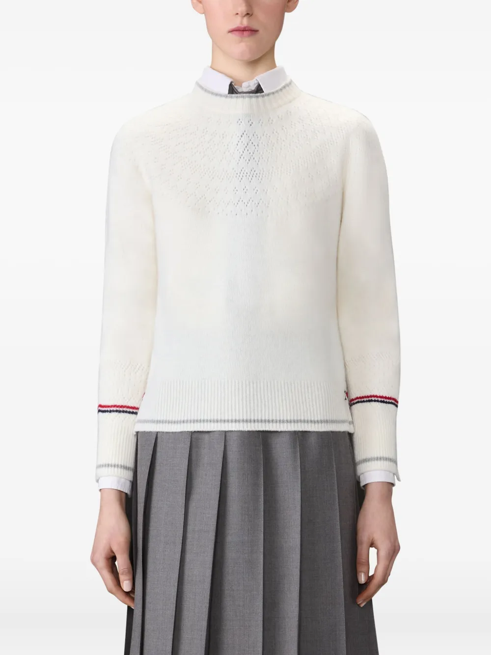 

Джемпер Thom Browne White, нейтральный