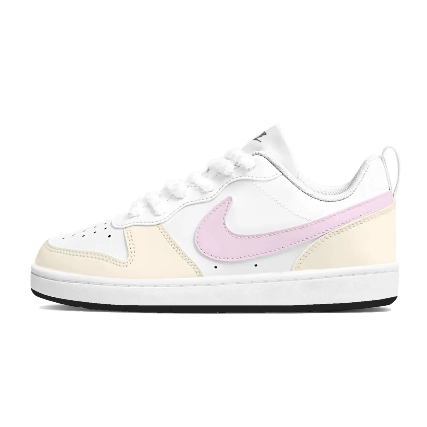 Низкие детские кроссовки для скейтбординга Court Borough для подростков Nike, Custard Powder — фото 2