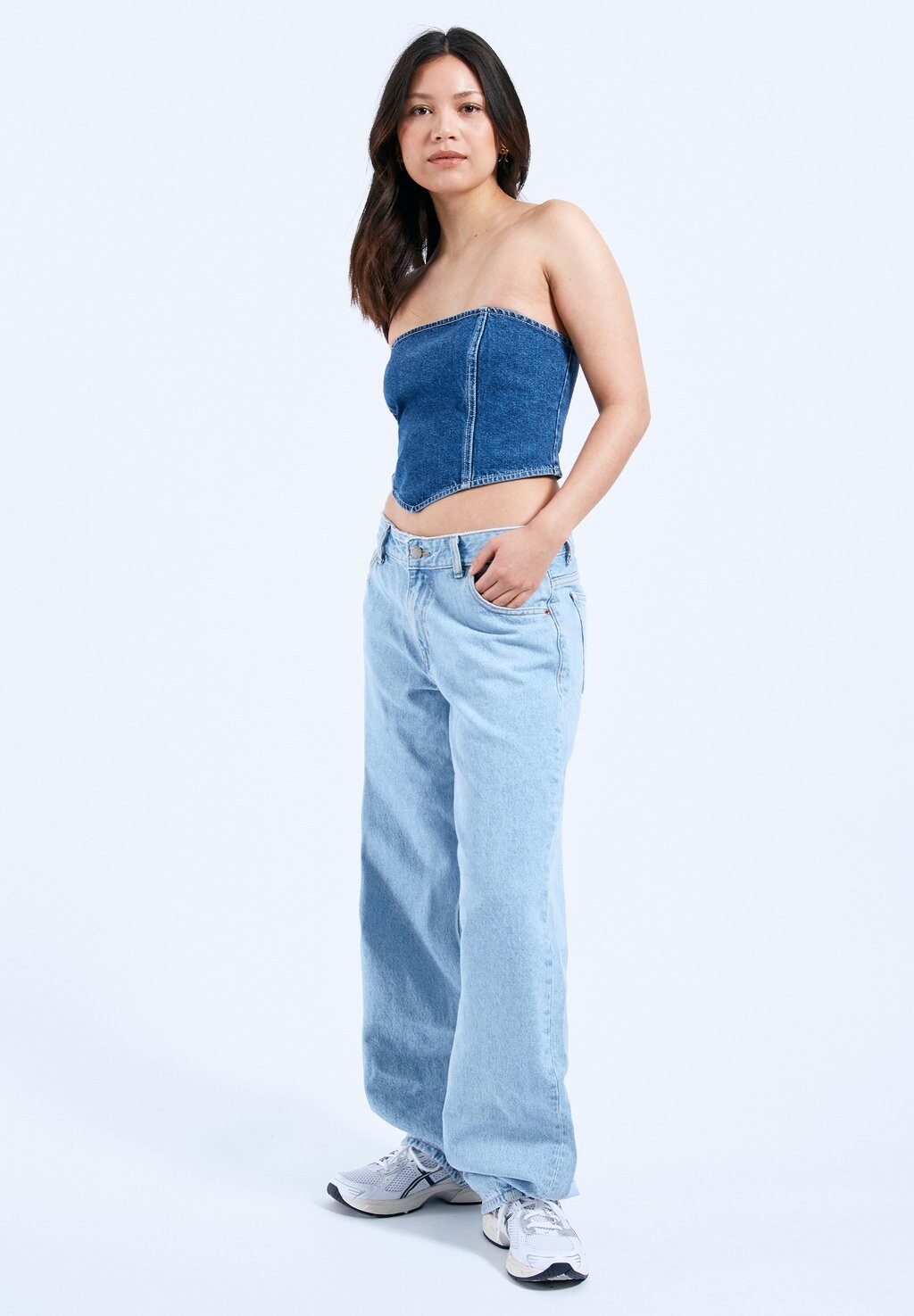 

Топ WILLOW TUBE Dr.Denim, синий деним