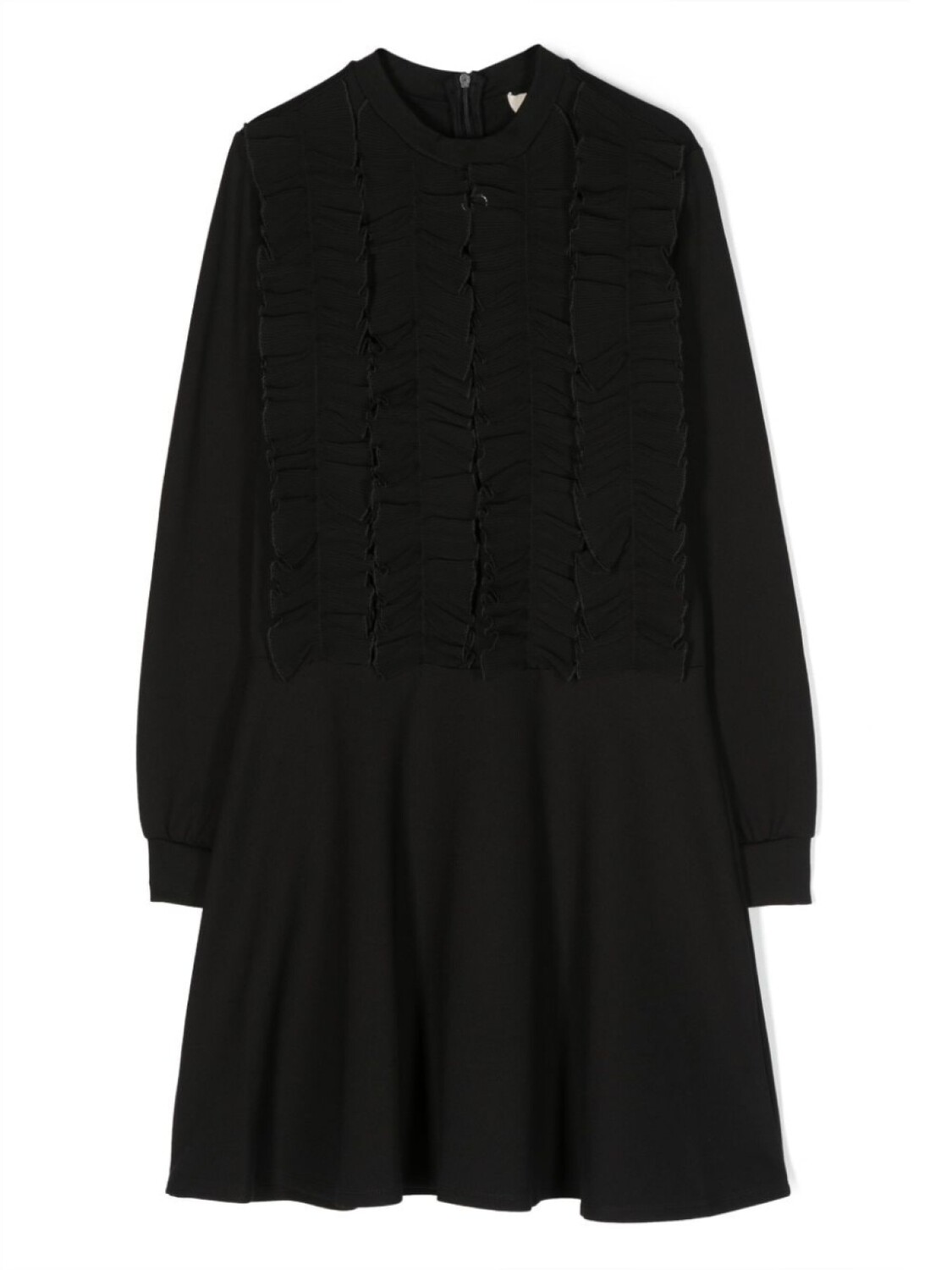 

Twinset платье из джерси с оборками, черный