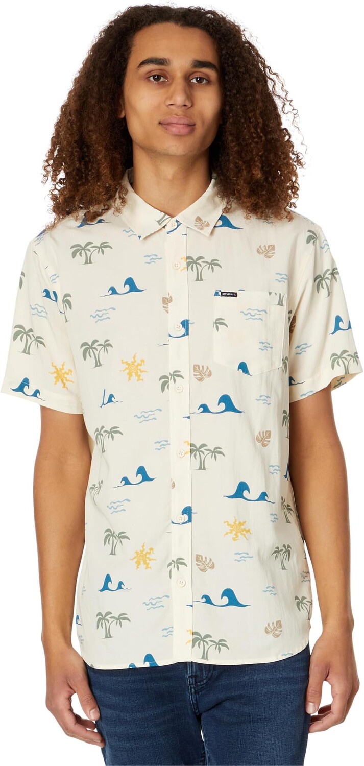 

Рубашка Oasis Eco Standard Short Sleeve Woven O'Neill, цвет Cream
