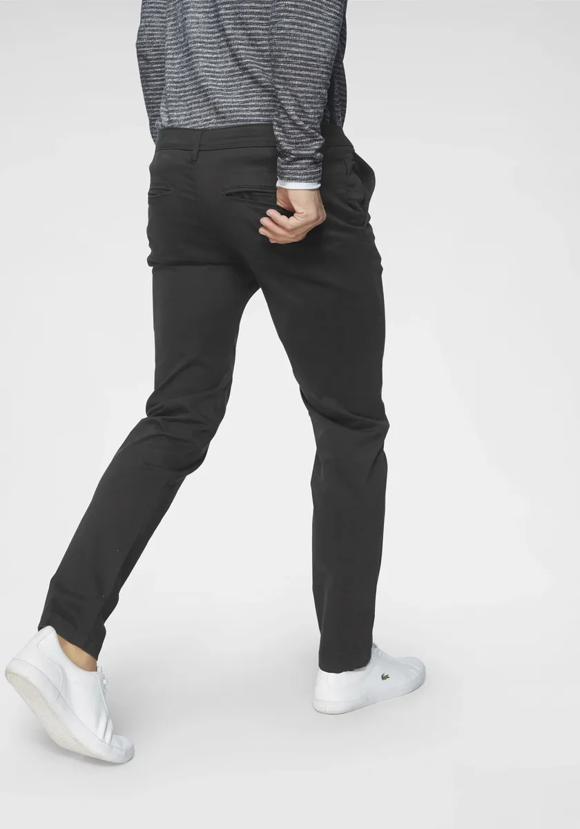 

Брюки-чиносы Jack & Jones "JPSTOLLIE JJDAVE CHINO", черный