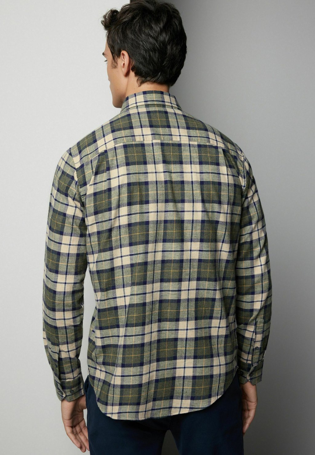 

Рубашка BRUSHED CHECKED Next, зеленый
