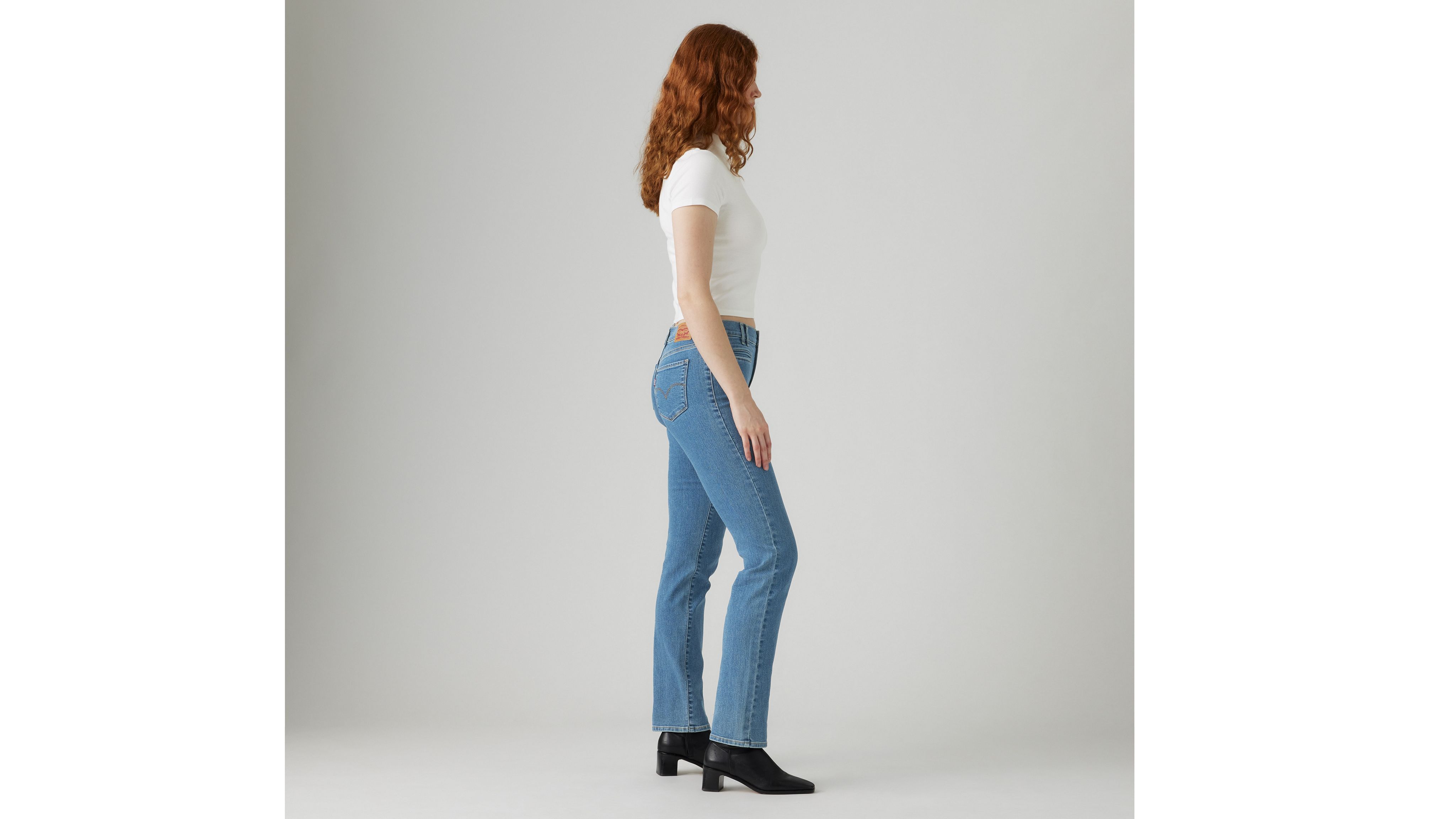 314 Формирующие женские джинсы классического кроя Levi's, Rolling River - Dark Wash — фото 3