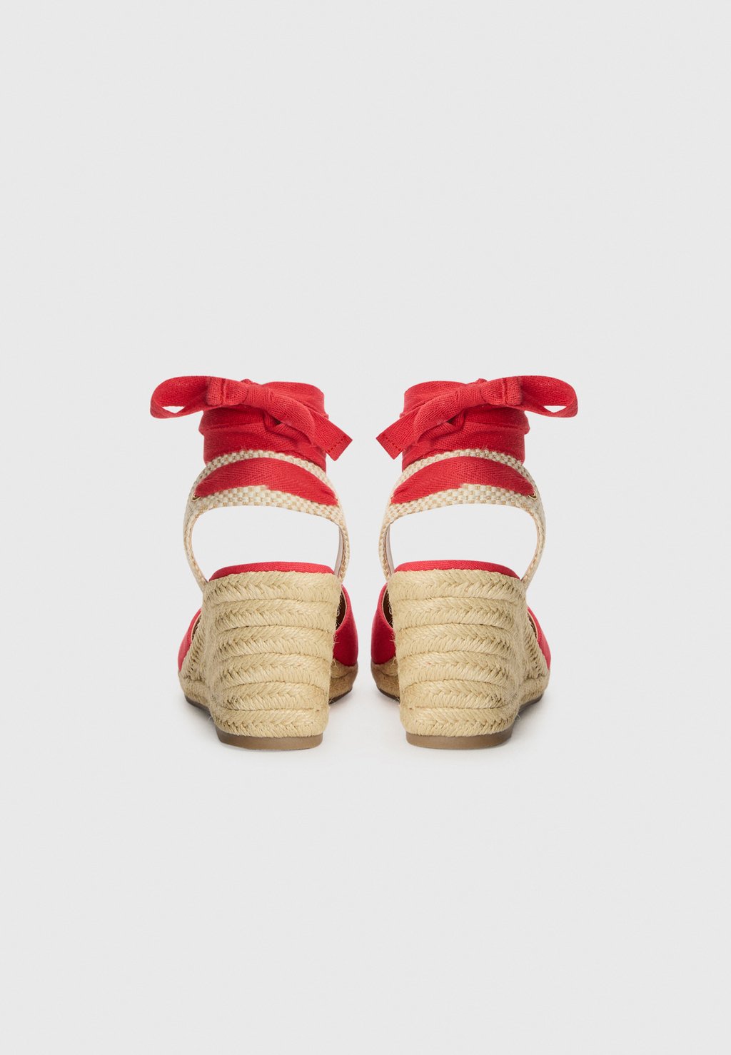 Босоножки на танкетке Espadrilles Anna Field by Zalando, красный — фото 3