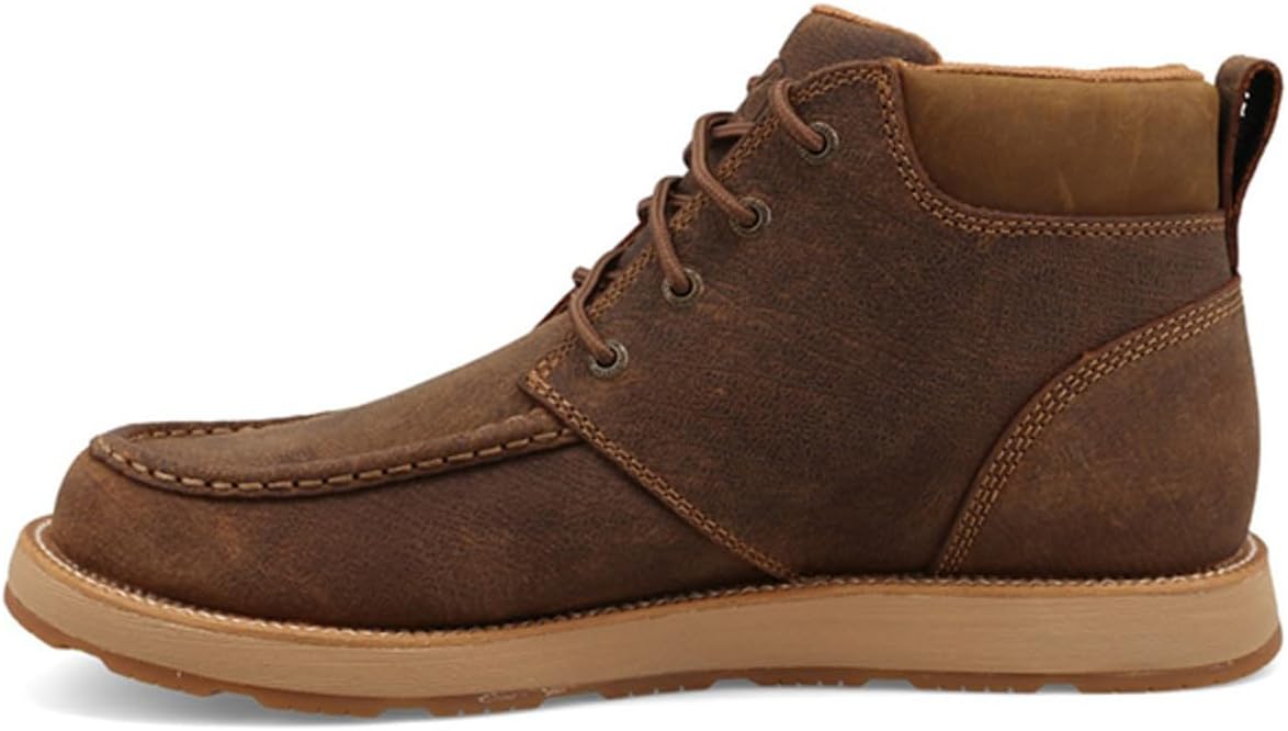 Ботинки Twisted X мужские 6 с подошвой Cellstretch Wedge, Brunette/Spice — фото 3