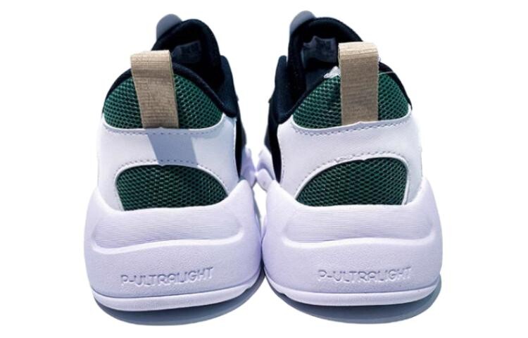 Кроссовки PEAK Lifestyle Shoes Men Low-top Black & White/Bean Sprouts Green — фото 3