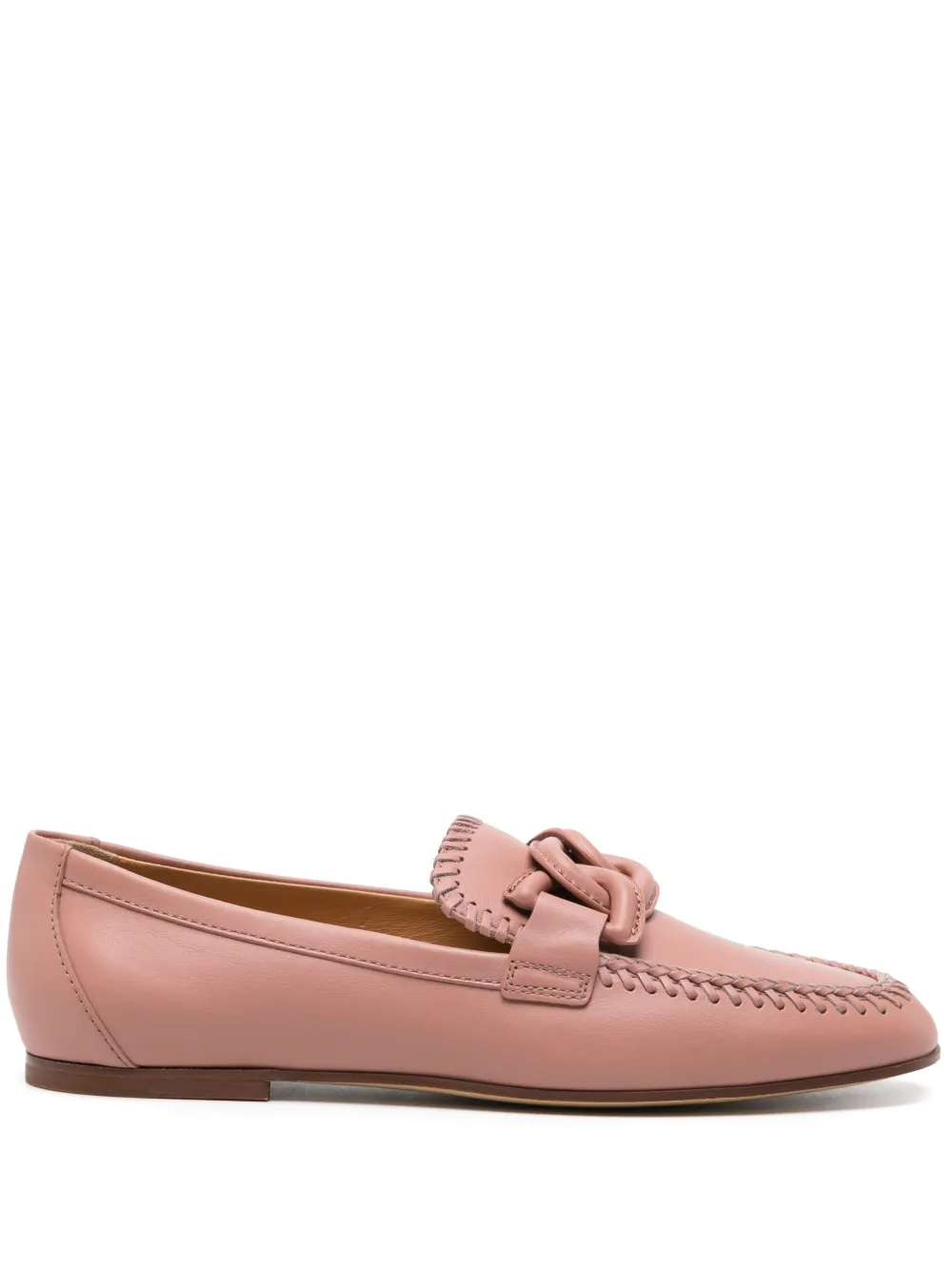Лоферы Kate с плетением TOD'S, розовый