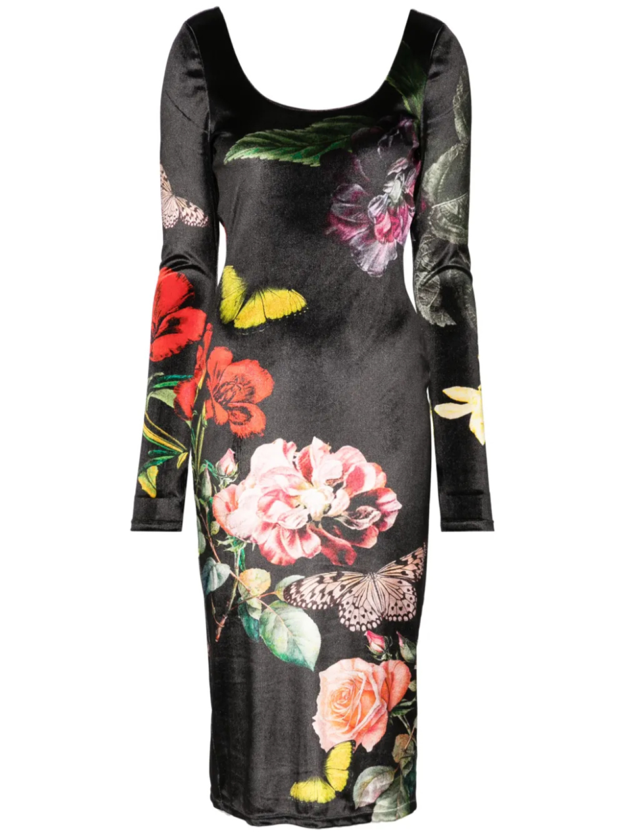 

Alice + olivia платье миди Delora, черный