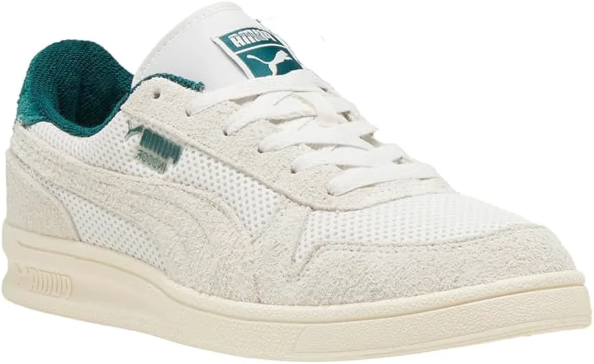 Мужские кроссовки PUMA с сеткой и шнуровкой для зала - белые, белый — фото 2