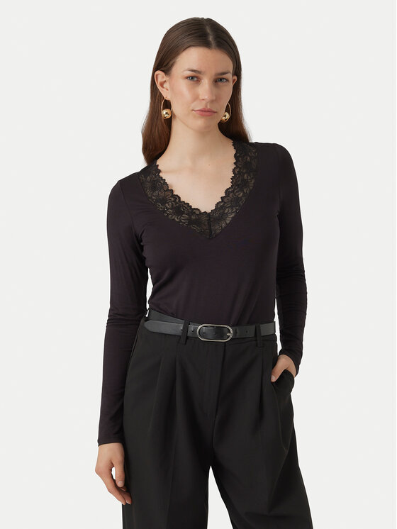 

Блузка regular fit Rosa 10298832 Vero Moda, чёрный