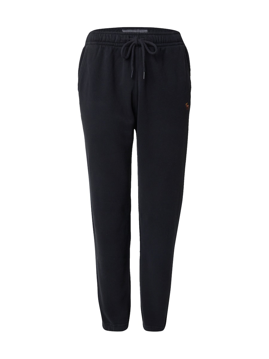 

Брюки свободного кроя Abercrombie & Fitch, черный