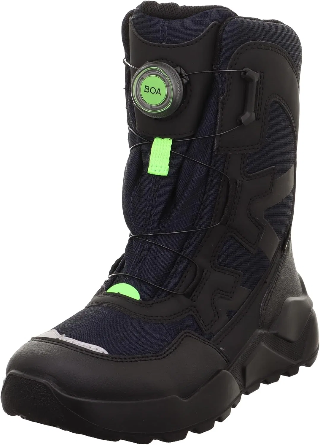 Детские зимние ботинки Superfit Rocket Boots Gore-tex 1-000403, Blue Light Green 8030