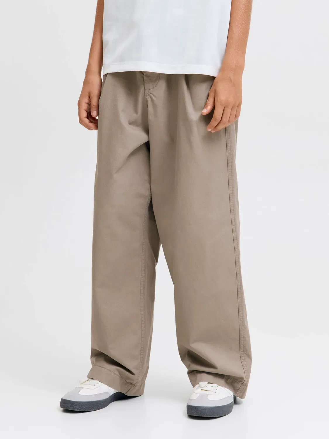 Джоггеры хлопковые JACK & JONES Junior, brindle — фото 3