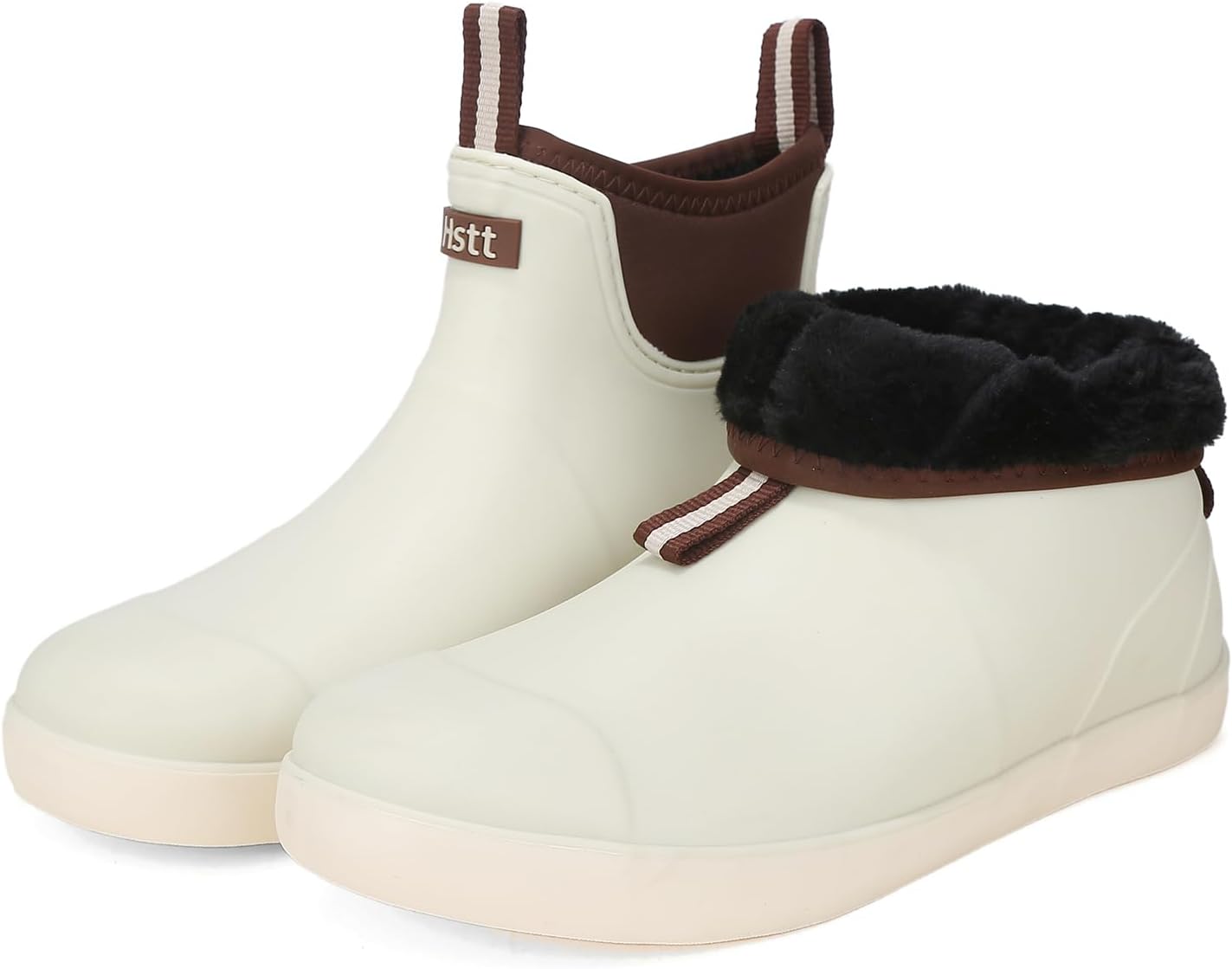 

Мужские ботинки, водонепроницаемые резиновые ботинки для сольной рыбалки, высокоэффективная обувь Челси для садоводства, рыбалки, катания на лодках, кемпинга и парусного спорта Lezzglt, бежевый