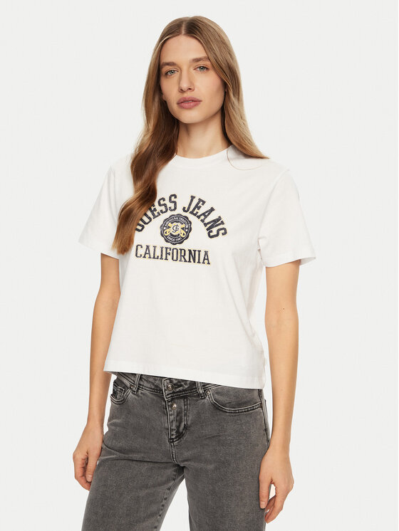 

Футболка стандартного кроя Guess, белый
